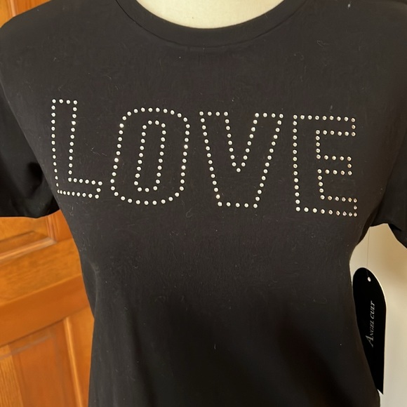 Love Studded Tee NWT - Picture 3 of 3